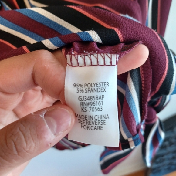 Gypsies & Moondust Stripped Blouse - Picture 4 of 4